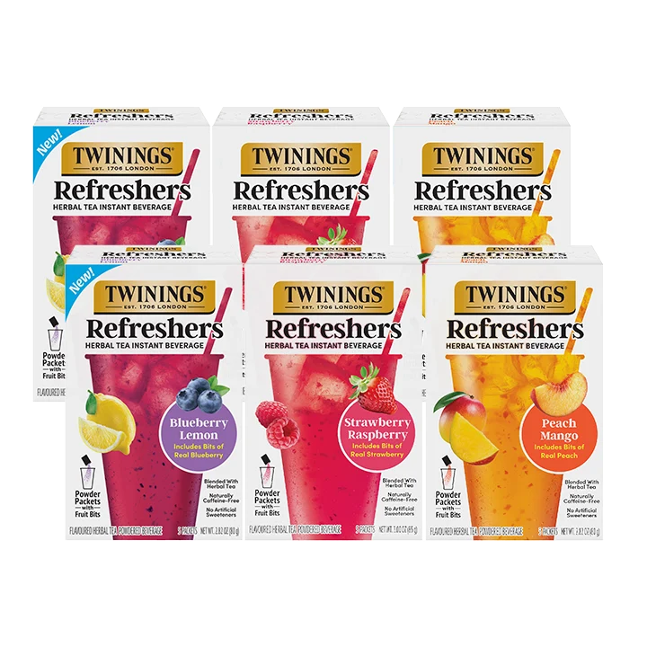 Refreshers Variety 6pk Bundle – Strawberry Raspberry, Peach Mango & Blueberry Lemon